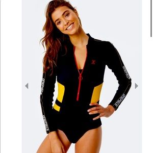 Long sleeve black bodysuit- Onepiece Brand